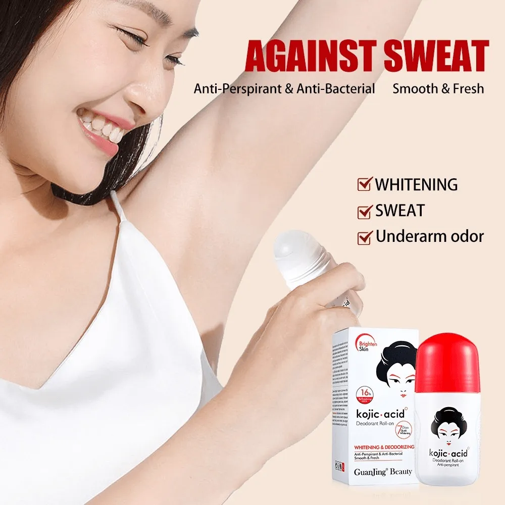 Guanjing Beauty Kojic Acid Whitening Anti-Perspirant Roll On - 50ml