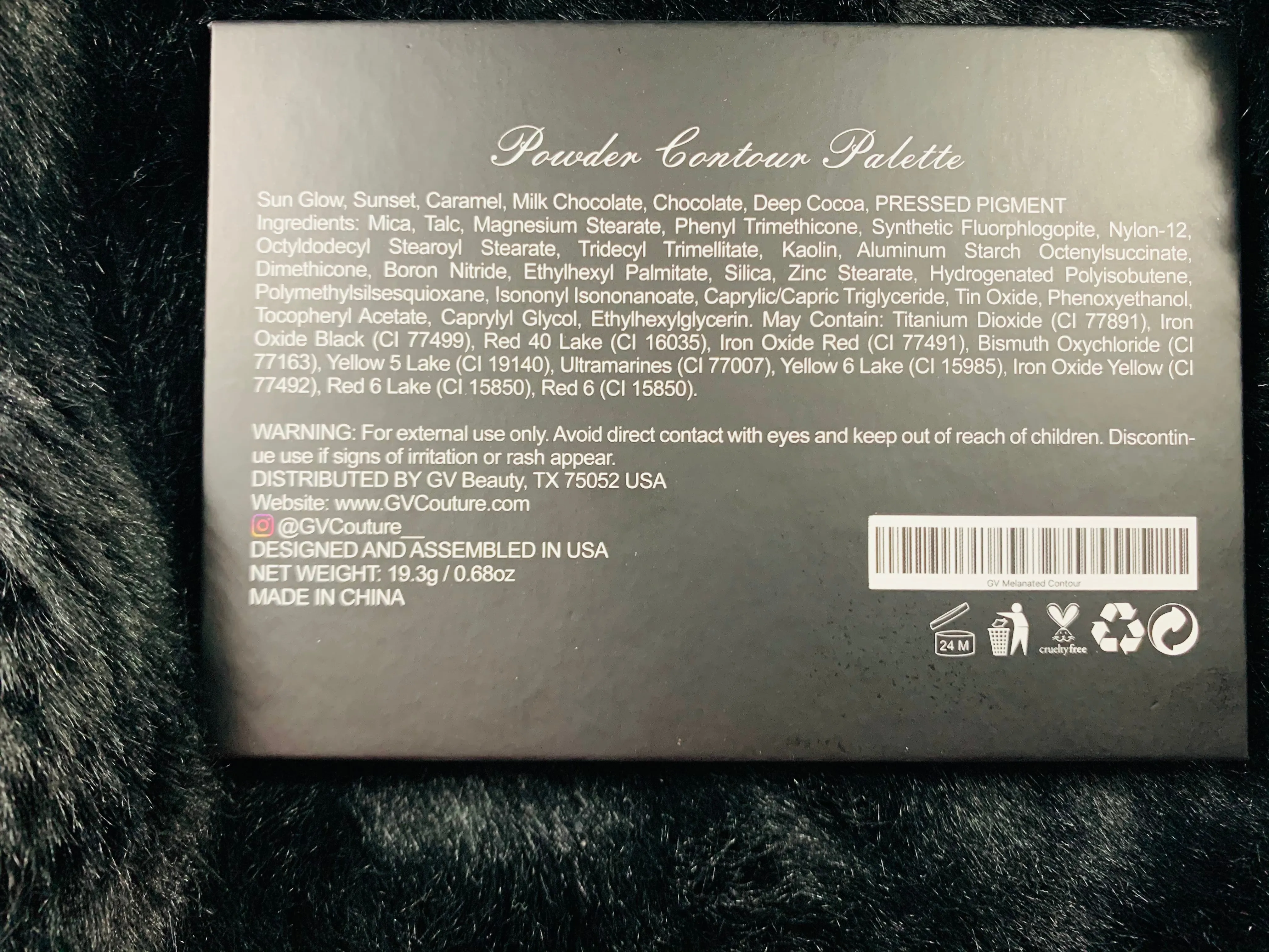 GV Melanated Powder Contour Palette