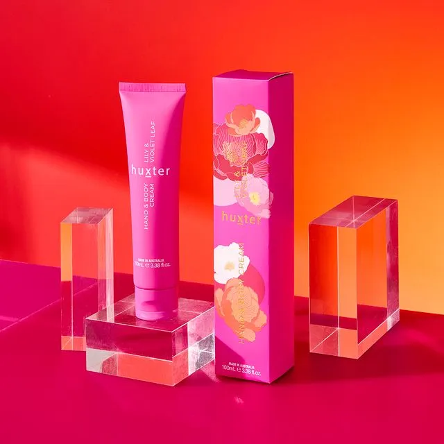 Hand & Body Cream 100ml Boxed - Lily & Violet Leaf