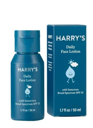 Harry's Men's Daily Face Lotion with Sunscreen Broad Spectrum SPF 15, 1.7 fl oz