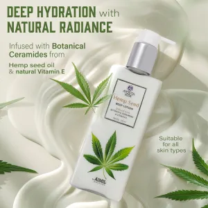 Hemp Seed Body Lotion with Botanical Ceramides &amp; Vitamin E for Deeply Hydrated Skin Net qty.- 250ml