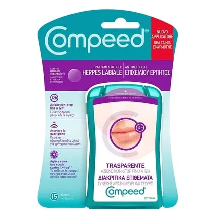 Herpes patches, transparent, Compeed