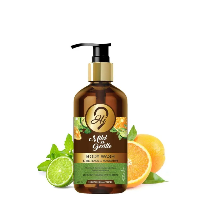 Hi9 Mild n Gentle Body Wash Mild Lime Basil Mandarin 300ML