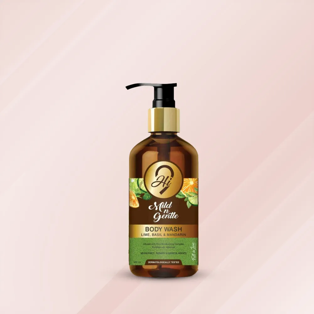 Hi9 Mild n Gentle Body Wash Mild Lime Basil Mandarin 300ML