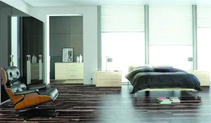 High Gloss Chocolate Wardrobes