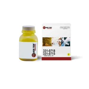 High Yield Toner Refill Kit for Dell 2150 331-0717 331-0714 Yellow with Chip | Laser Tek Services