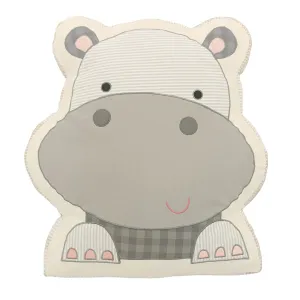 Hippo Shaped Cushion