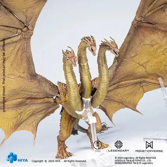 HIYA Toys Exquisite Basic Godzilla: King of the Monsters King Ghidorah Gravity Beam Ver. Action Figure
