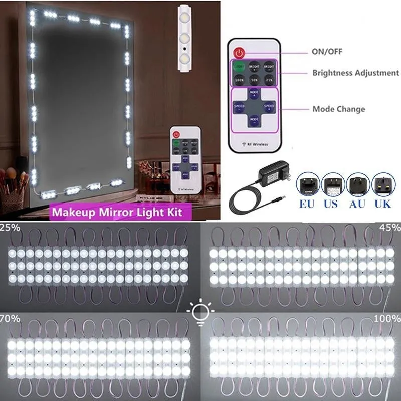 Hollywood Makeup Mirror Light Kit with Remote