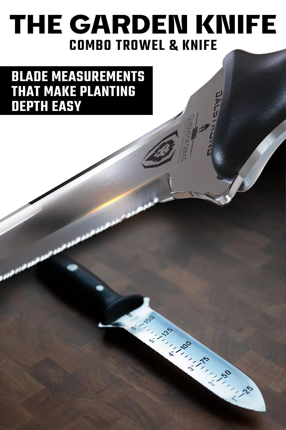 Hori Hori Blade 6.5" | Gladiator Series | NSF Certified | Dalstrong ©