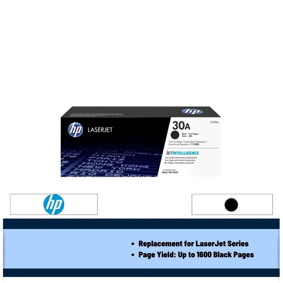 HP 30A (1.6K) Toner Cartridge ( CF230A )