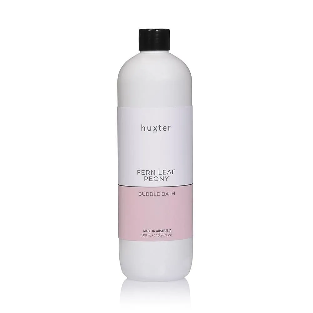 Huxter Bubble Bath - Pink - Fern Leaf Peony