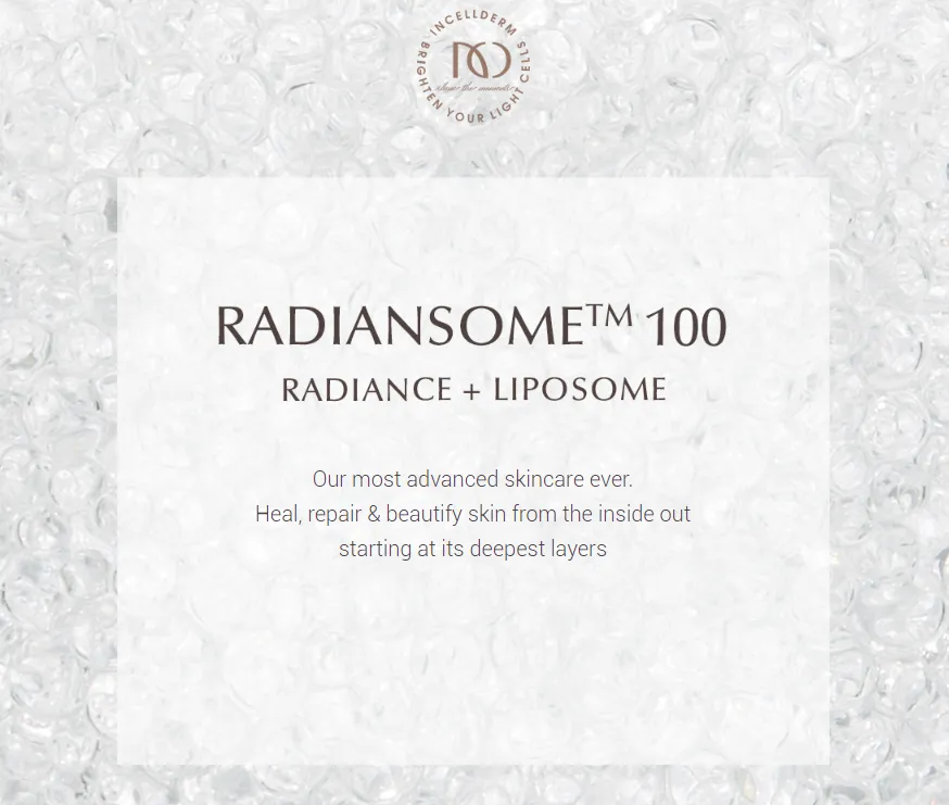 INCELLDERM Radiansome™100 Microfluidizer Cream