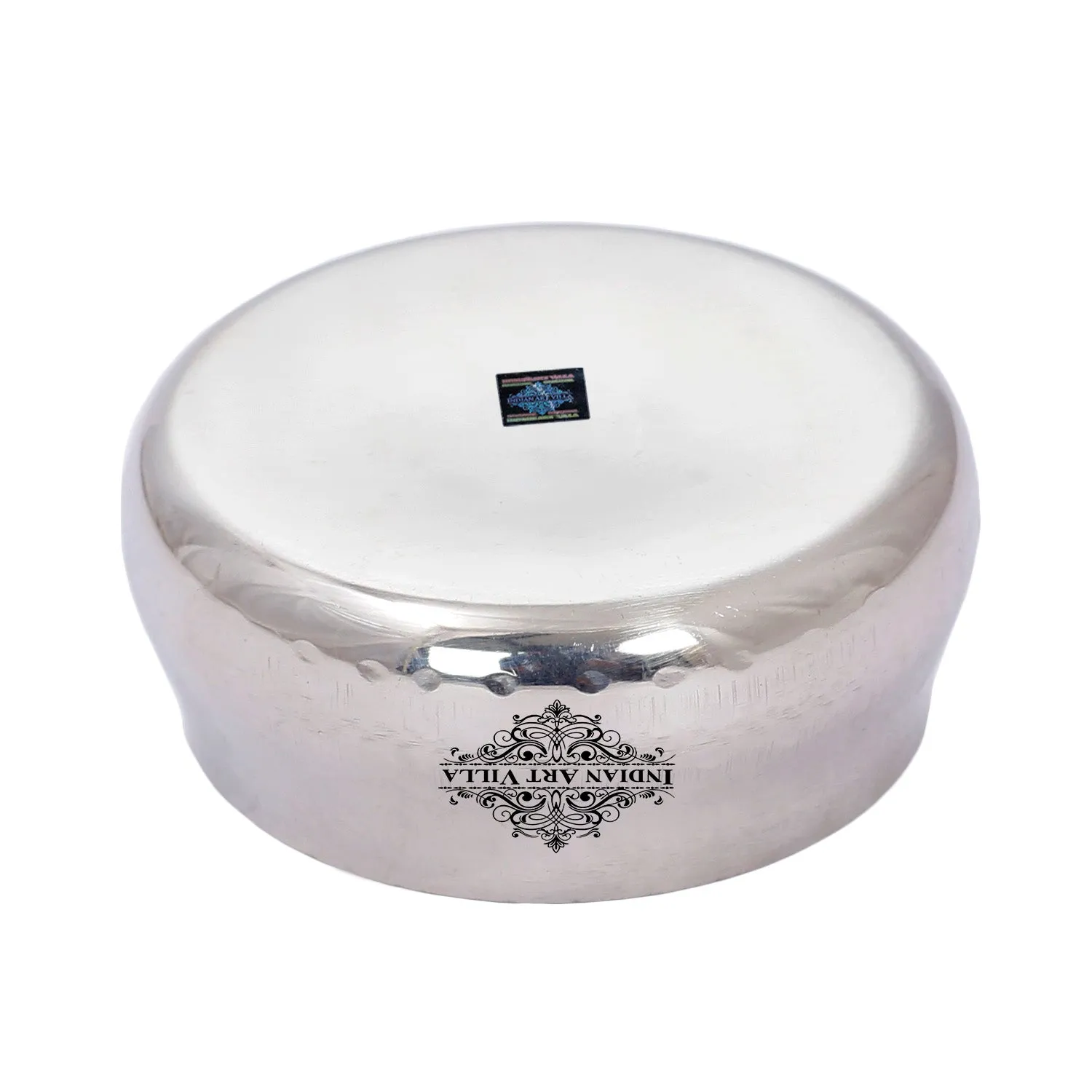 Indian Art Villa Elegant Steel Curved Bowl – Perfect for Every Celebration | Home | Hotel | Restaurant