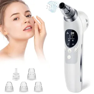 ION Skin Cleaning Beauty Instrument 5-Level Suction, USB Rechargeable, Deep Cleansing Tool, lioness-love
