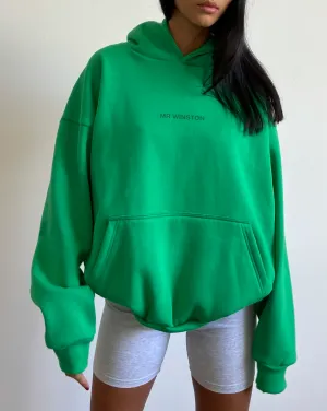 Irish Green Puff Hooded Sweat