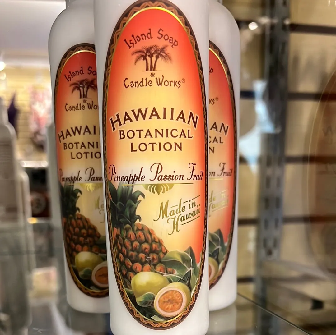Island Soap Hawaiian Botanical Lotion 8.5 oz- Plumeria Blossom