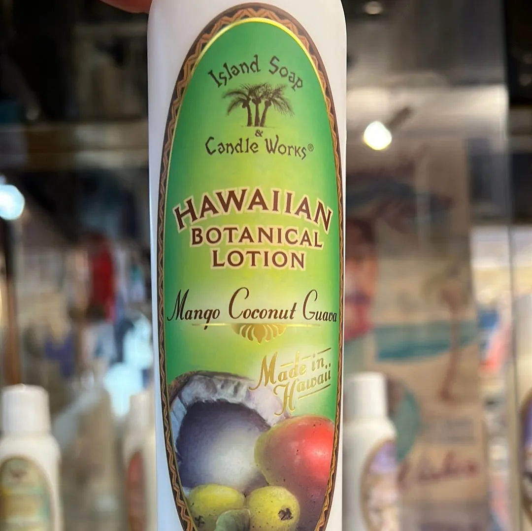 Island Soap Hawaiian Botanical Lotion 8.5 oz- Plumeria Blossom