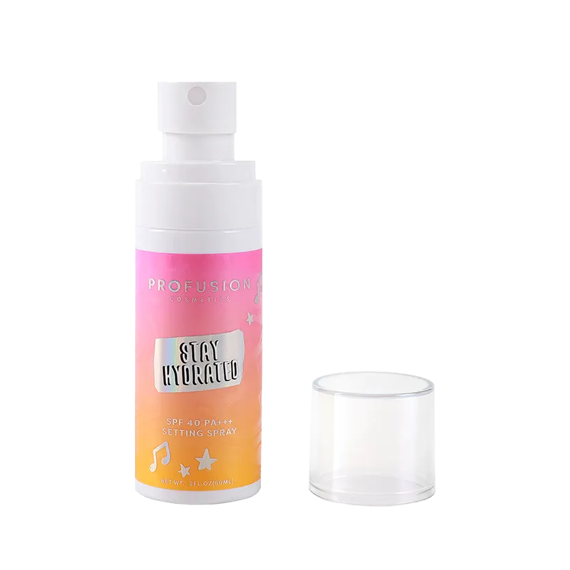 IT'S A VIBE | STAY HYDRATED MINERAL SPF 40 PA    SETTING SPRAY