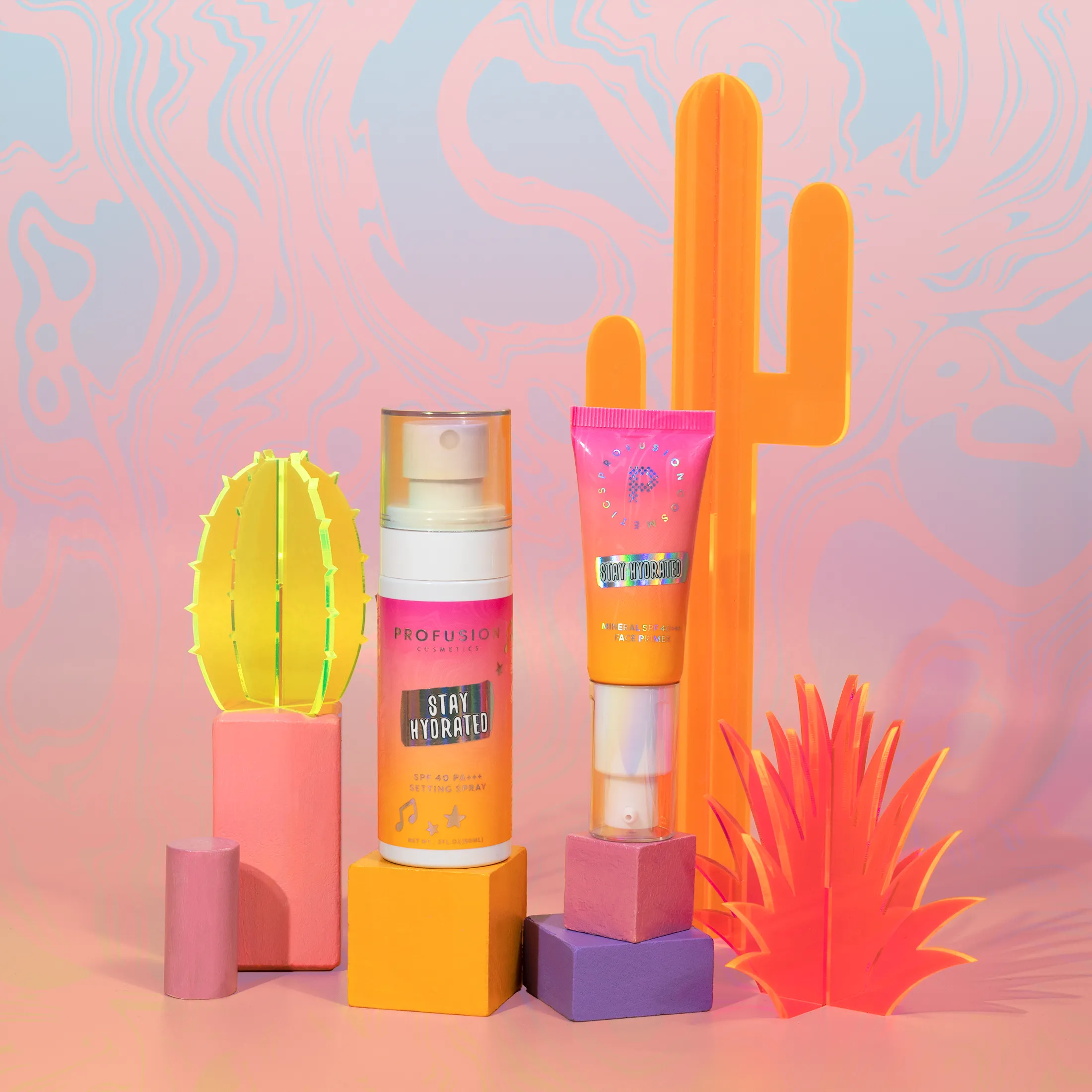 IT'S A VIBE | STAY HYDRATED MINERAL SPF 40 PA    SETTING SPRAY