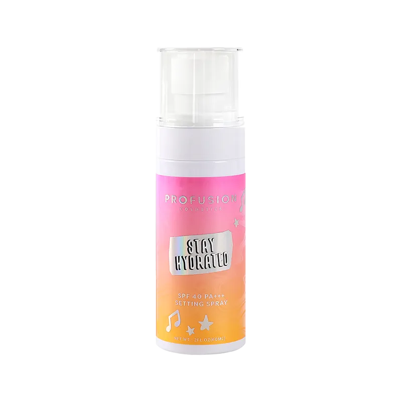 IT'S A VIBE | STAY HYDRATED MINERAL SPF 40 PA    SETTING SPRAY