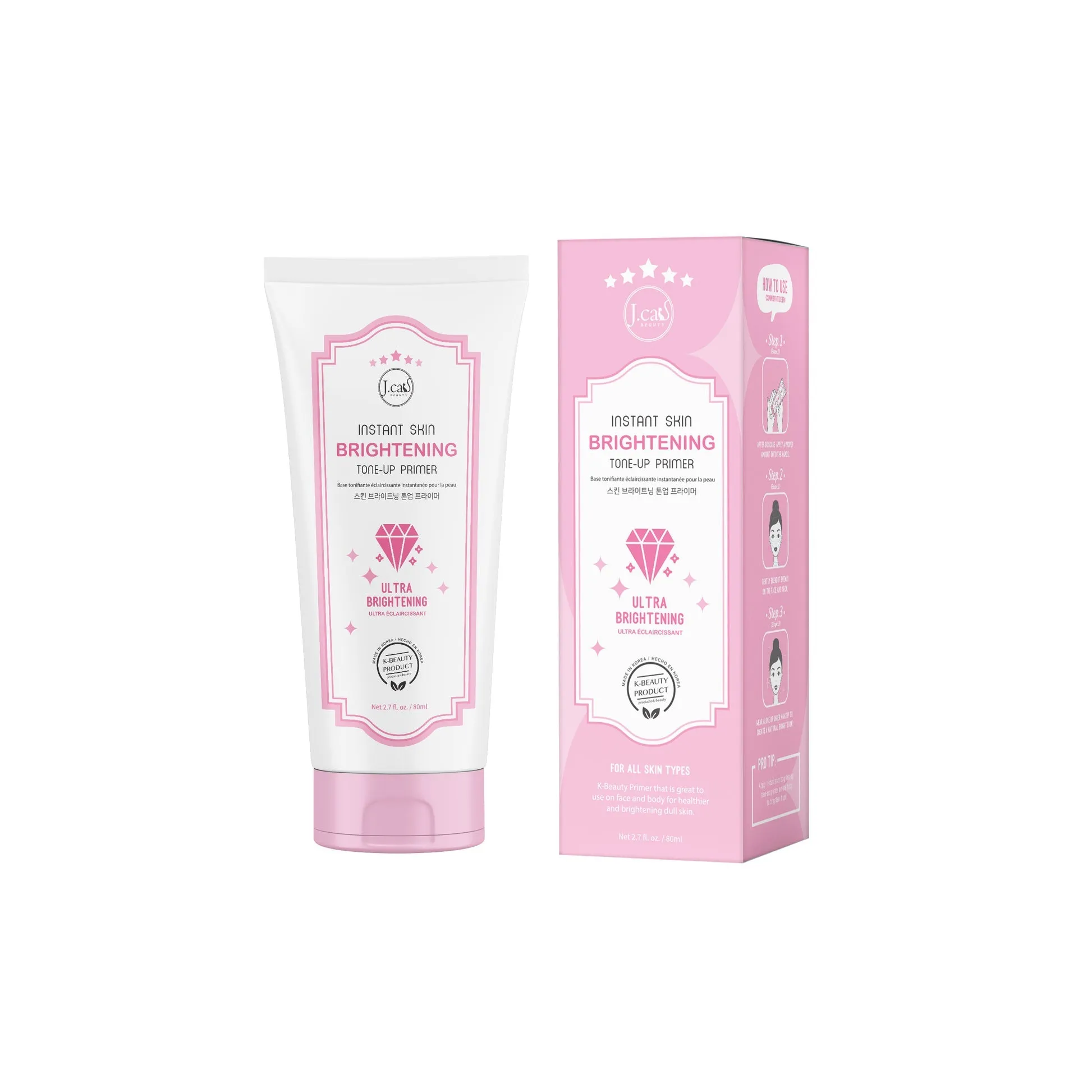 J Cat Instant Skin Brightening Toe-Up Primer