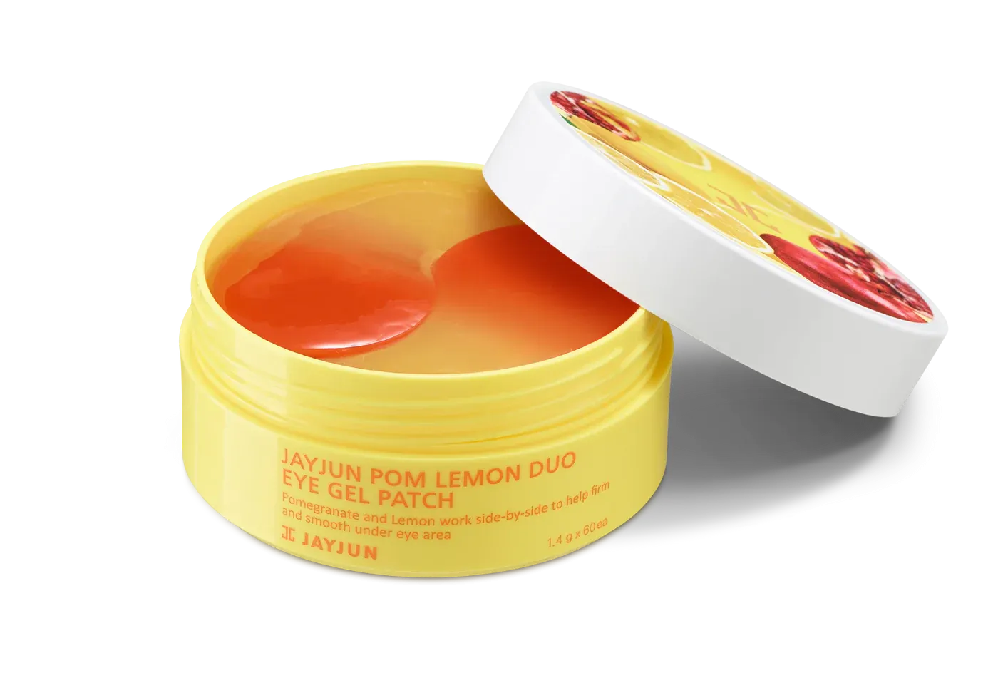 JAYJUN Pom Lemon Duo Eye Gel patch شرائح العين المزدوجة بالليمون والرمان