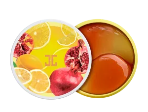 JAYJUN Pom Lemon Duo Eye Gel patch شرائح العين المزدوجة بالليمون والرمان