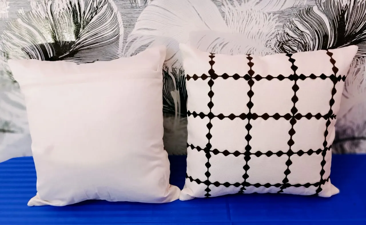 JDX Designer cushion Cover Set Of 5  for sofa and Living Room (16x16 Inches)