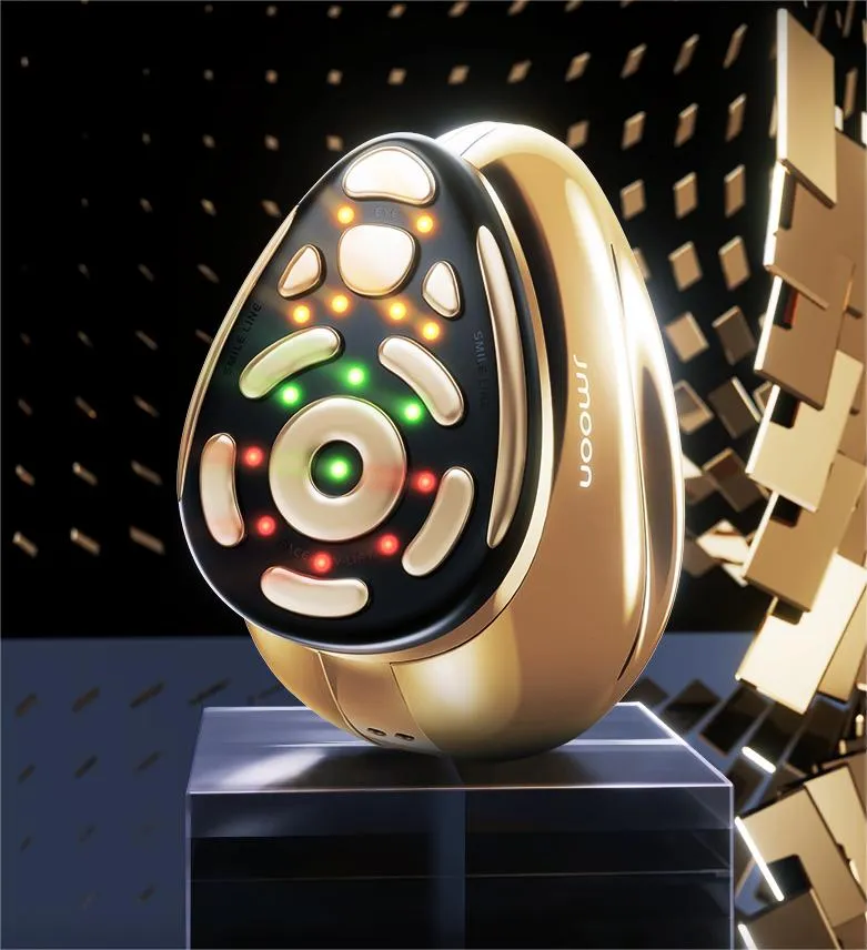 JMOON Golden 12-Pole RF Beauty Device