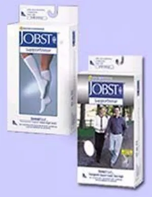 Jobst sensifoot over-the-calf sock white small