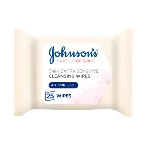 Johnsons5 in 1 Wipes Makeup Be Gone Ex Sensitive - 25 Wipes