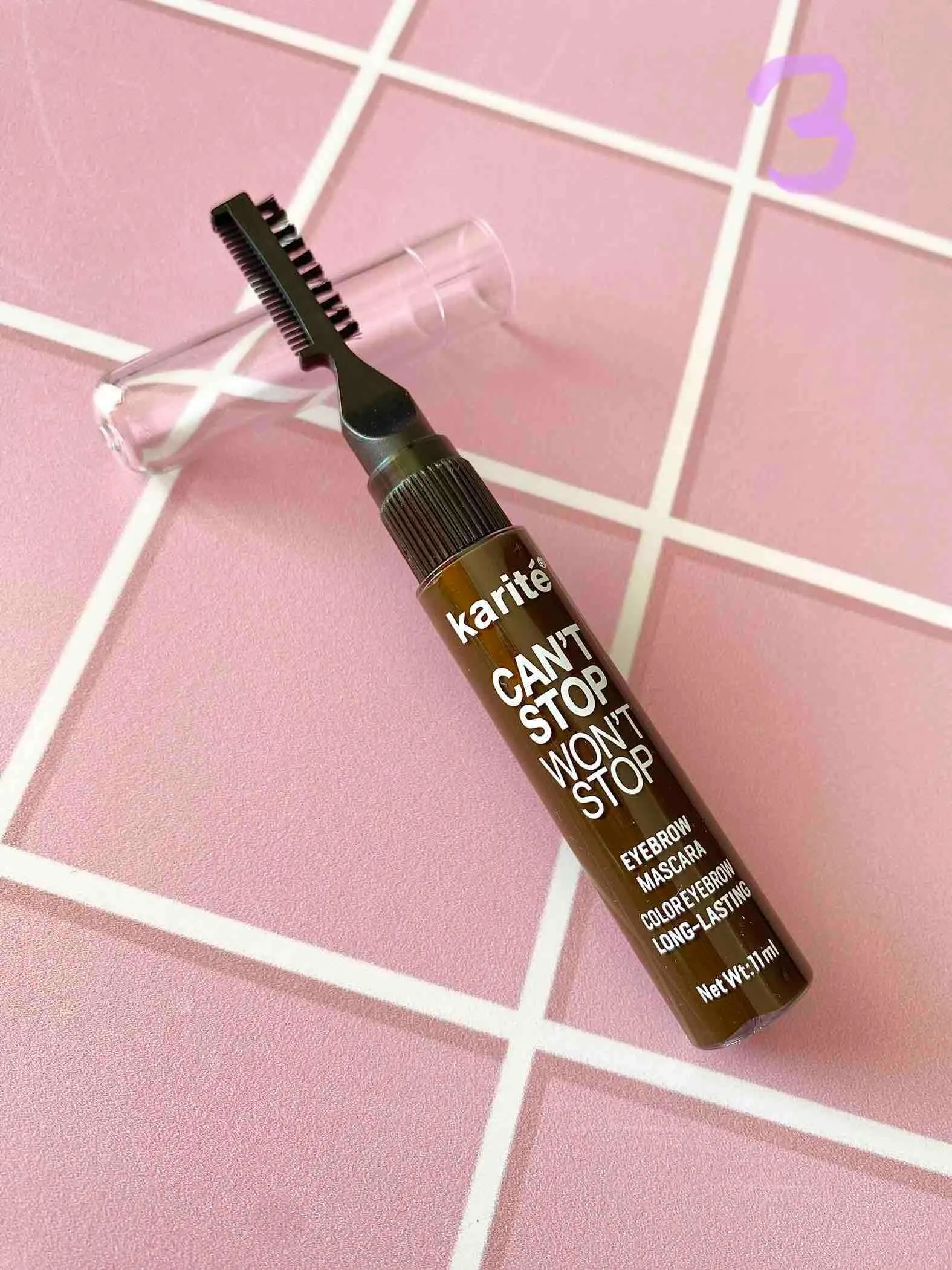 Karite Can't Stop Eyebrow Mascara - 4 pcs