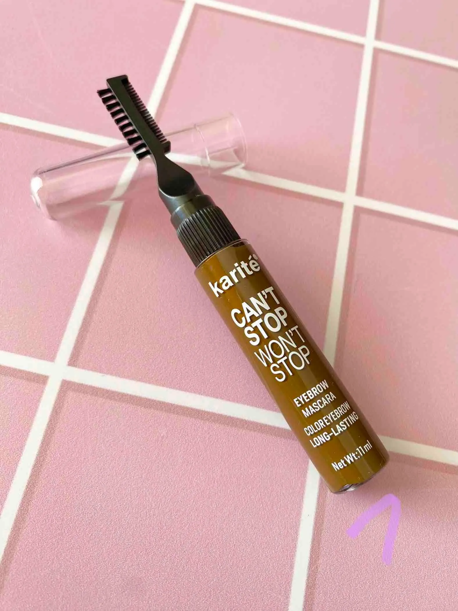 Karite Can't Stop Eyebrow Mascara - 4 pcs