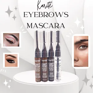 Karite Can't Stop Eyebrow Mascara - 4 pcs