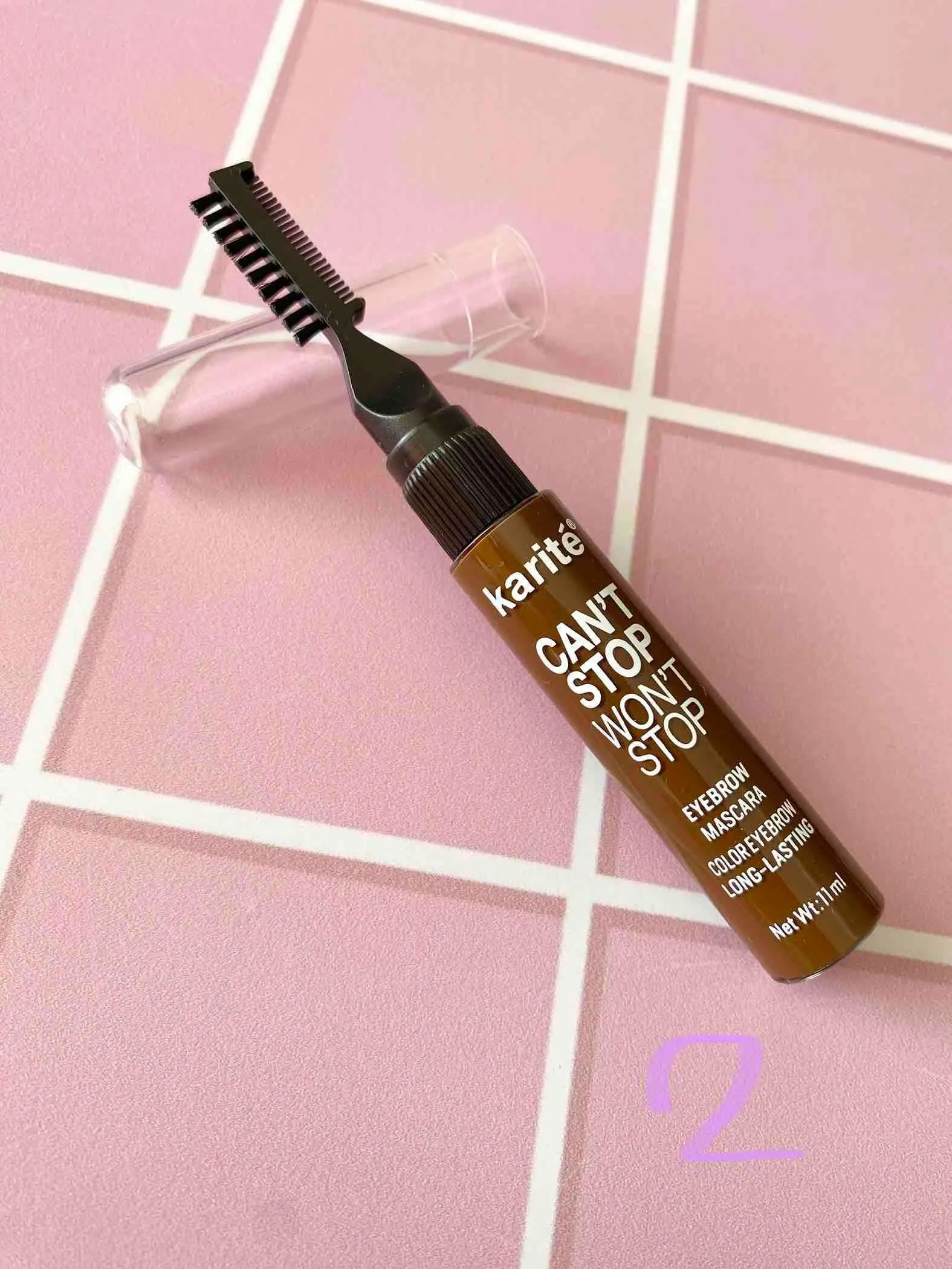 Karite Can't Stop Eyebrow Mascara - 4 pcs