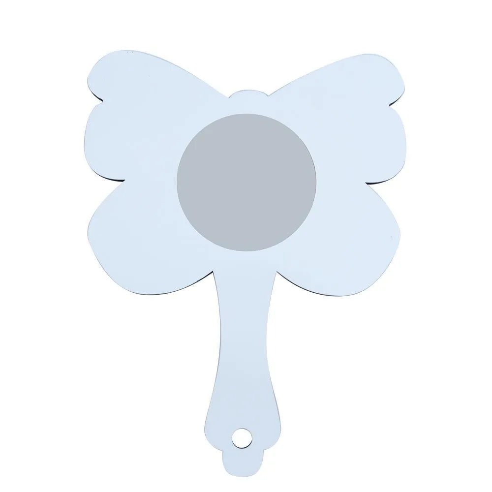Kids MDF Handheld Mirror - Butterfly