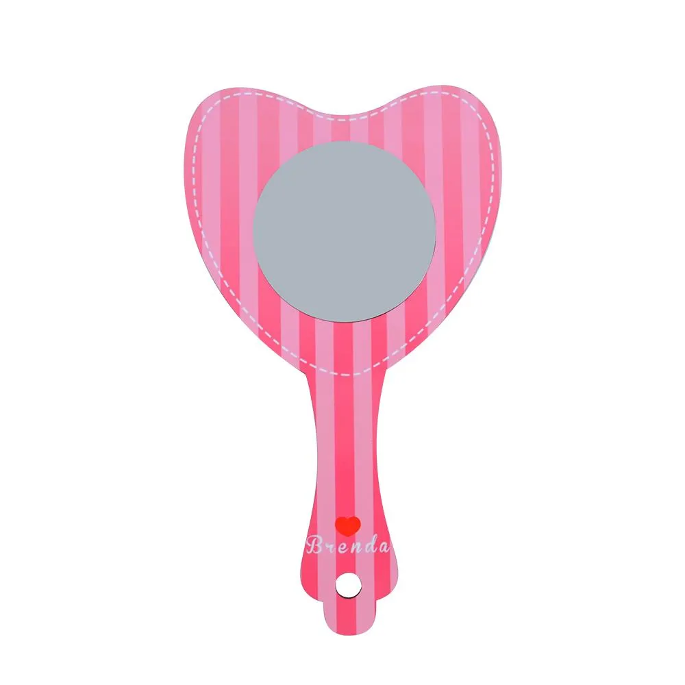 Kids MDF Handheld Mirror - Heart