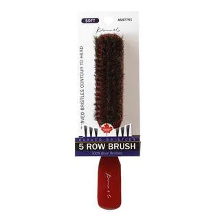 Kim & C 5 Row Curved Bristle Brush - Hard AS97760
