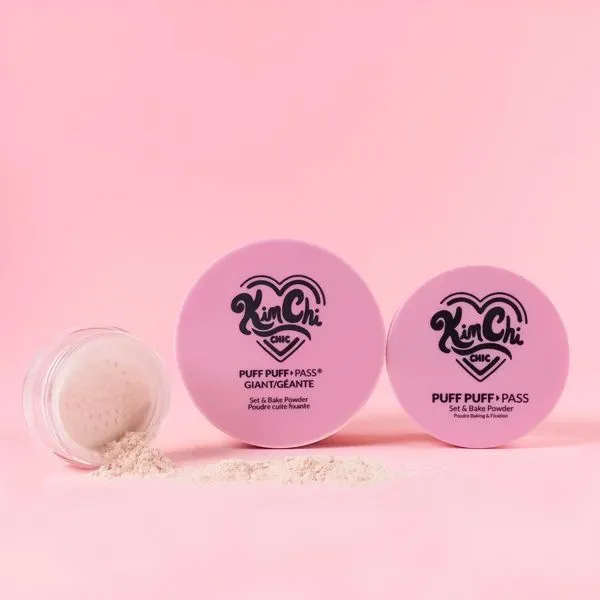 KimChi Chic Giant Puff Puff Pass Set & Bake Powder - 01 Translucent