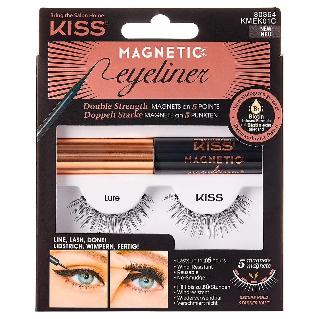 Kiss Magnetic Eyeliner & Lash Kit - Lure