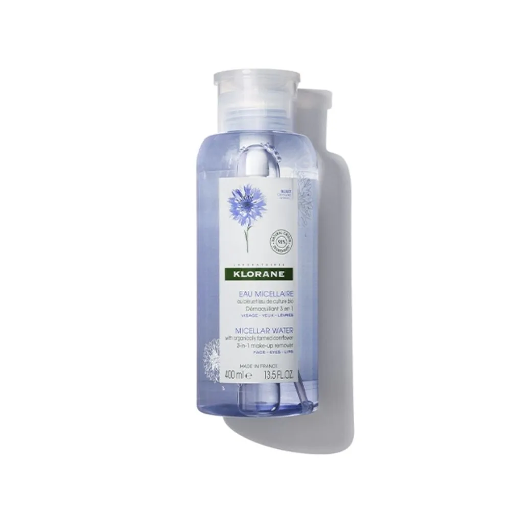 Klorane Micellar Water with Organically Farmed Cornflower