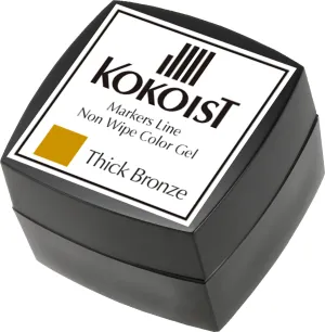 Kokoist Markers Line Non Wipe Color Gel | Thick Bronze