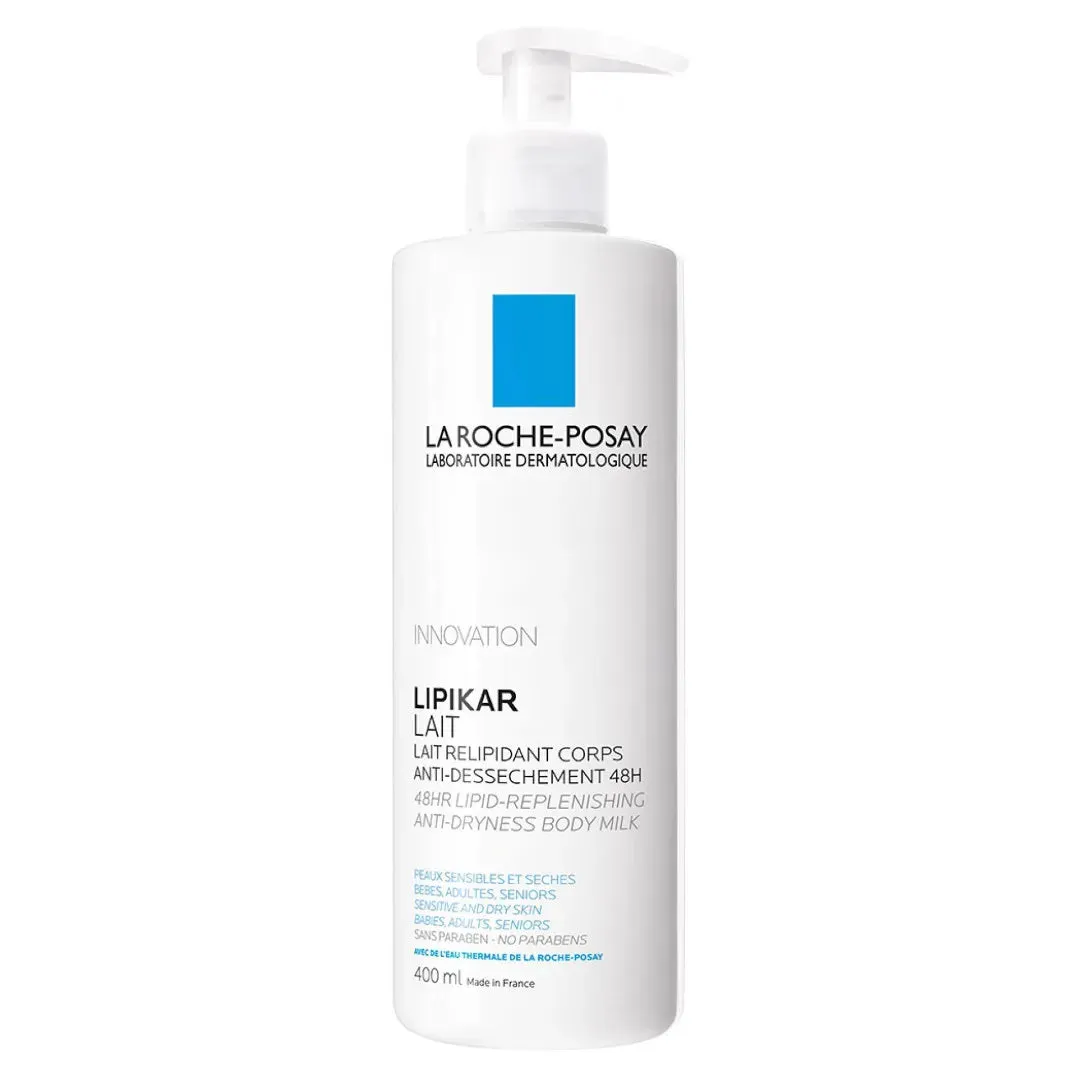 LA ROCHE-POSAY LIPIKAR LAIT
48HR HYDRATION AND ANTI-DRYNESS 400ML