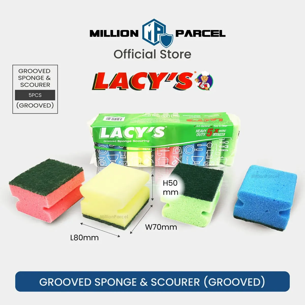 Lacy’s Assorted Sponge & Scourer | Soap Pads | Scrub Pads