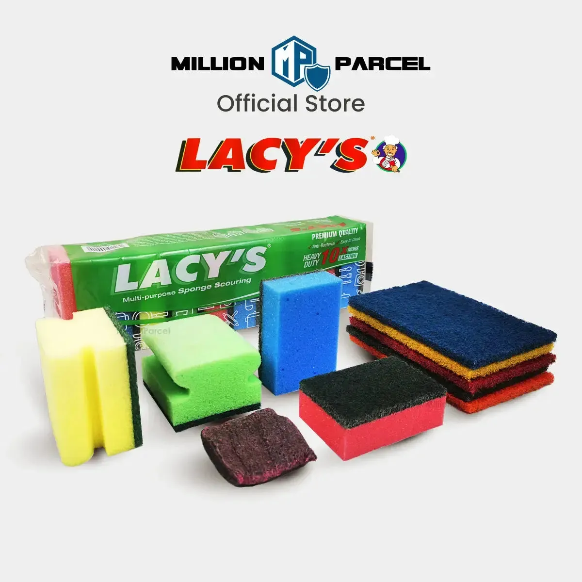 Lacy’s Assorted Sponge & Scourer | Soap Pads | Scrub Pads