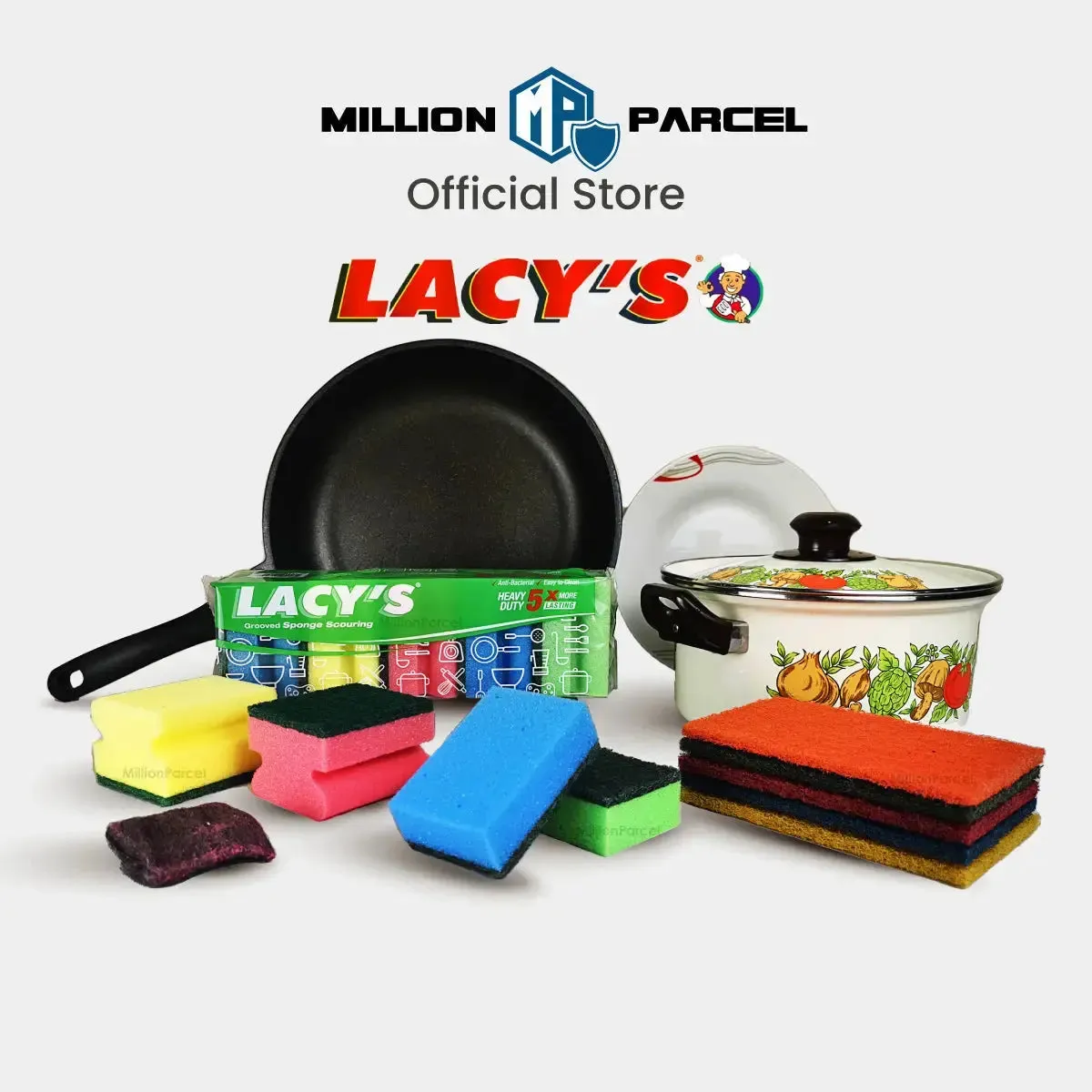 Lacy’s Assorted Sponge & Scourer | Soap Pads | Scrub Pads