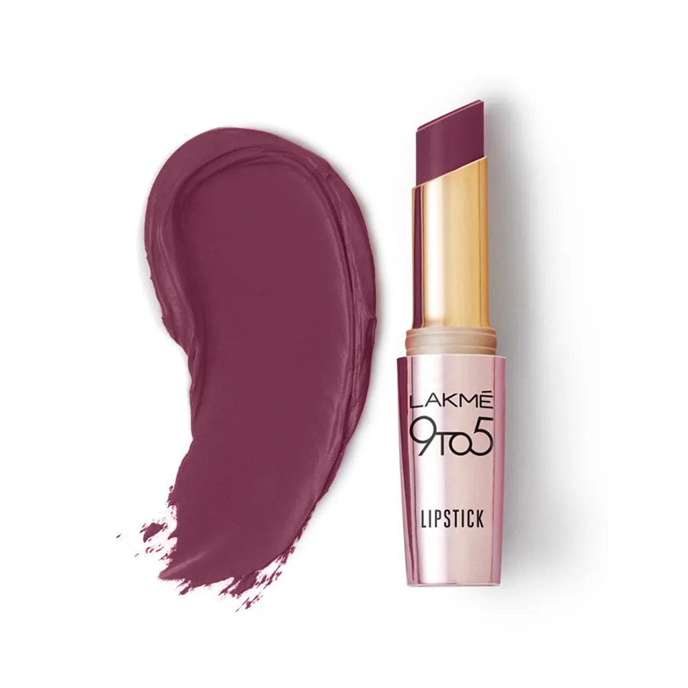 Lakme 9TO5 Primer   Matte Lip Color MM2 Garnet Punch, 3.6 g