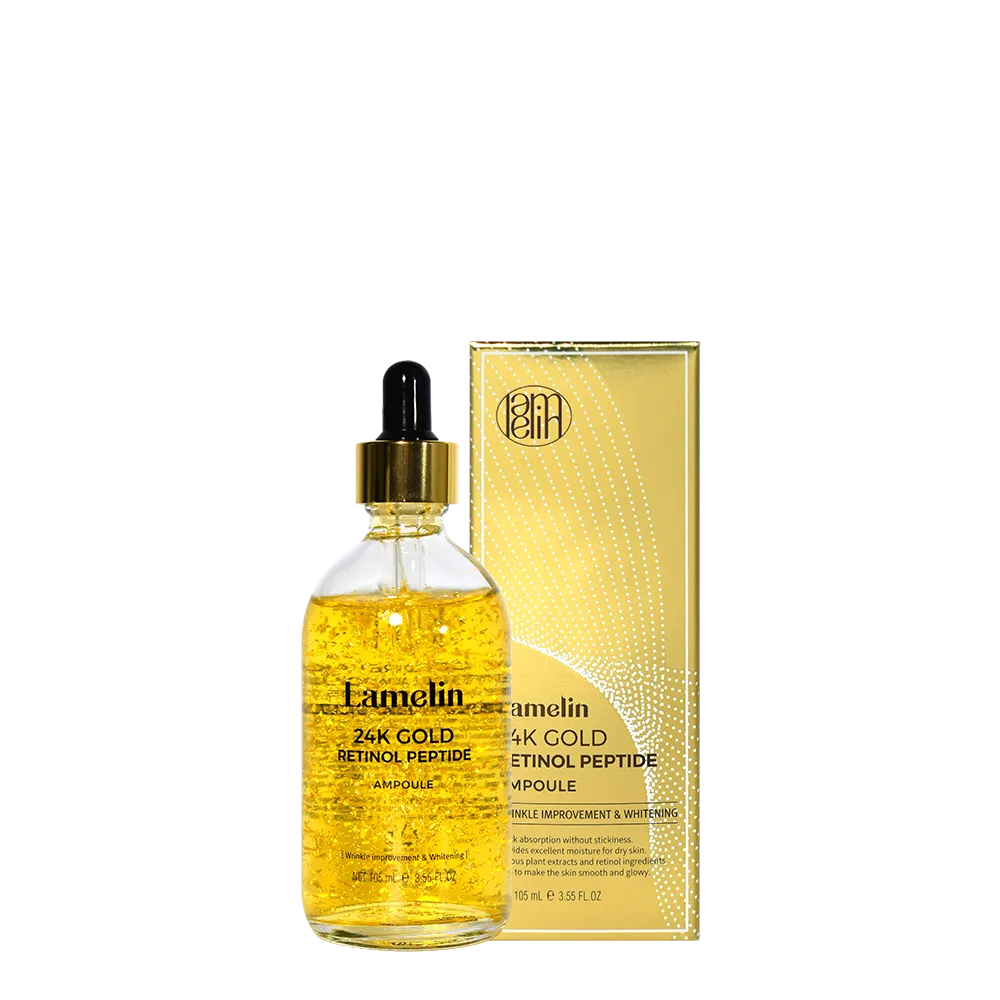 LAMELIN 24 K Gold Retinol Peptide Ampoule Wrinkle Improvement & Whitening