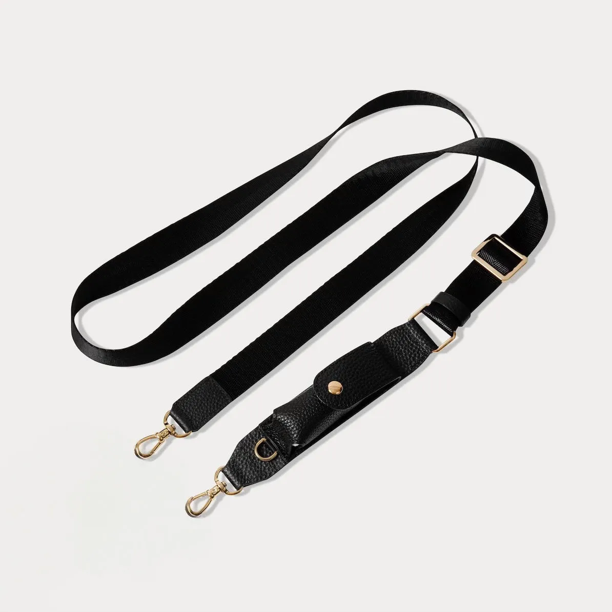 Lana Lipstick Strap Only - Black/Gold